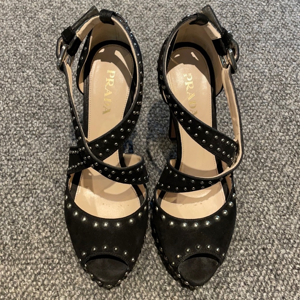PRADA platform heels